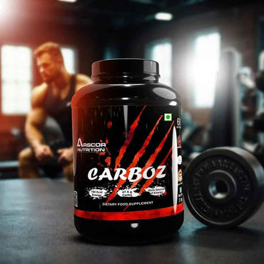 Arscor's Carboz: Best Mass Gainer Supplement | Nutrient-Rich Carbohydrate Powder