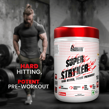 Arscor Super Stryker Before Workout Powder for Energy & Strength