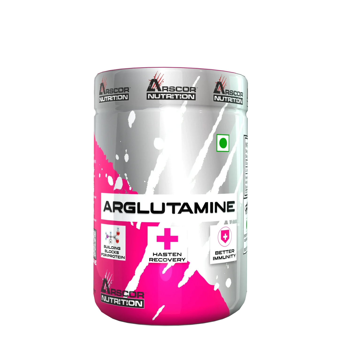 Arscor's ARGLUTAMINE – Advanced Muscle Recovery & Immunity Booster Supplement (300g)