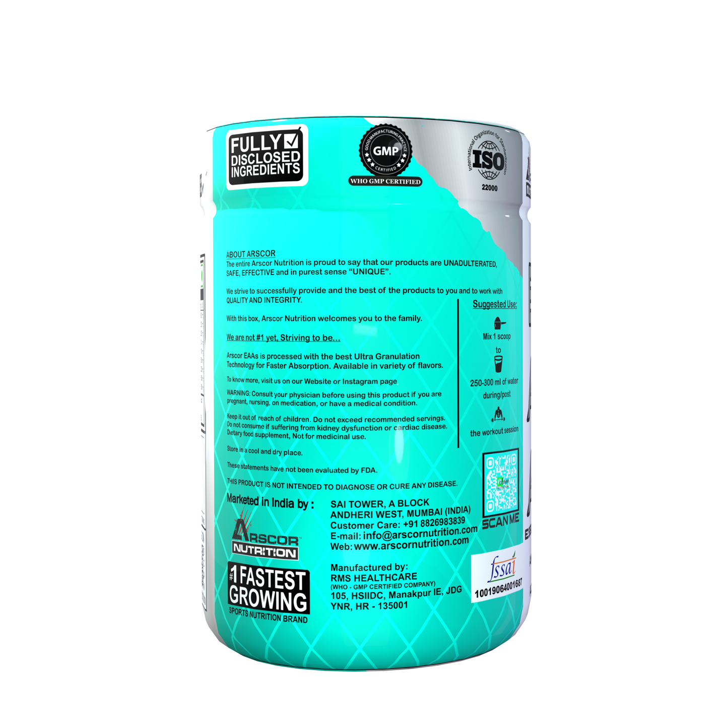 Essential Amino Acids (EAA Supplement) for Muscle Recovery & Performance