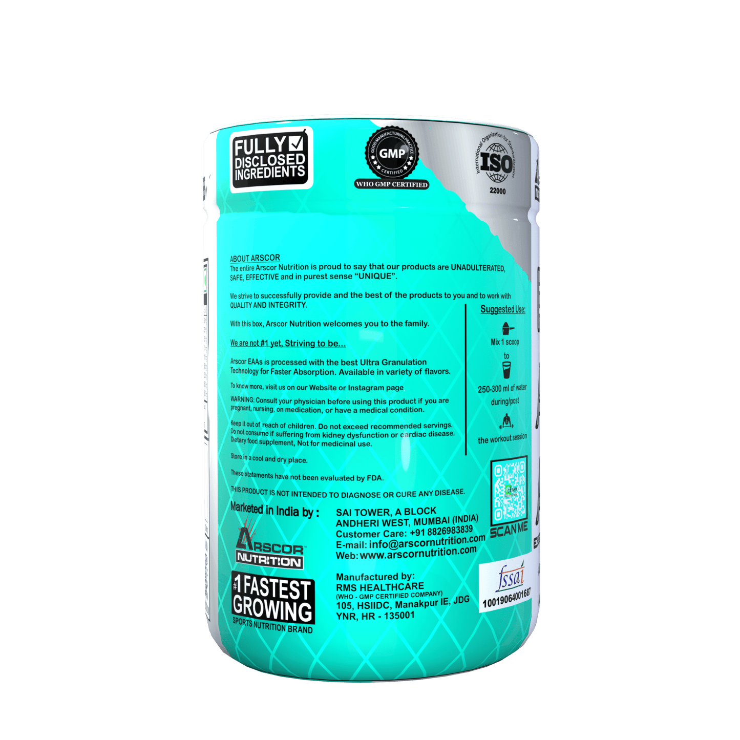 EAA amino acid supplement for bodybuilding muscle repair and growth