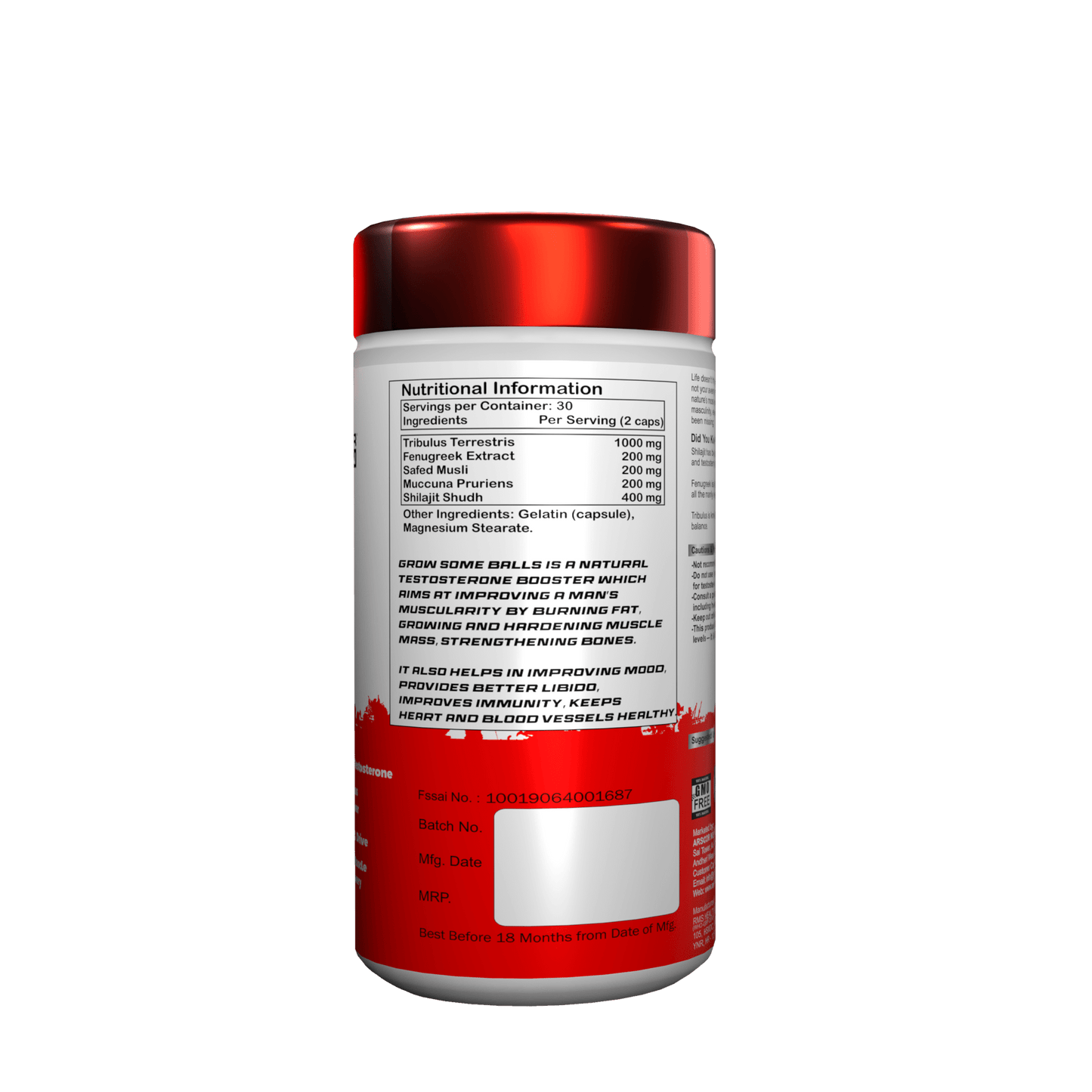 Testosteron booster supplement supporting strength endurance and vitality