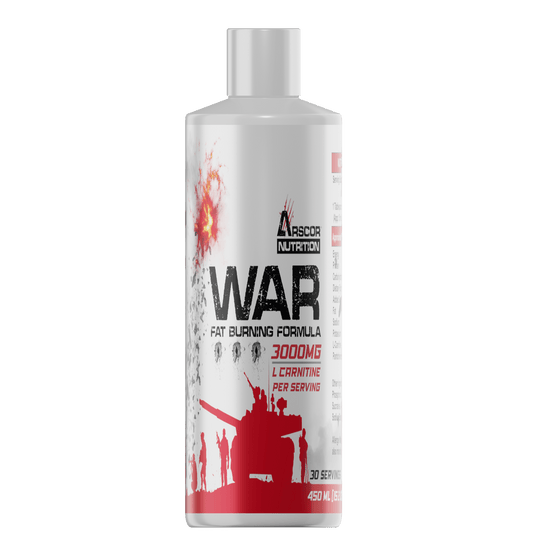 Arscor WAR Liquid L-Carnitine 3000 mg for Fat Loss & Energy | No jitters. No sugar. Just clean, relentless performance.