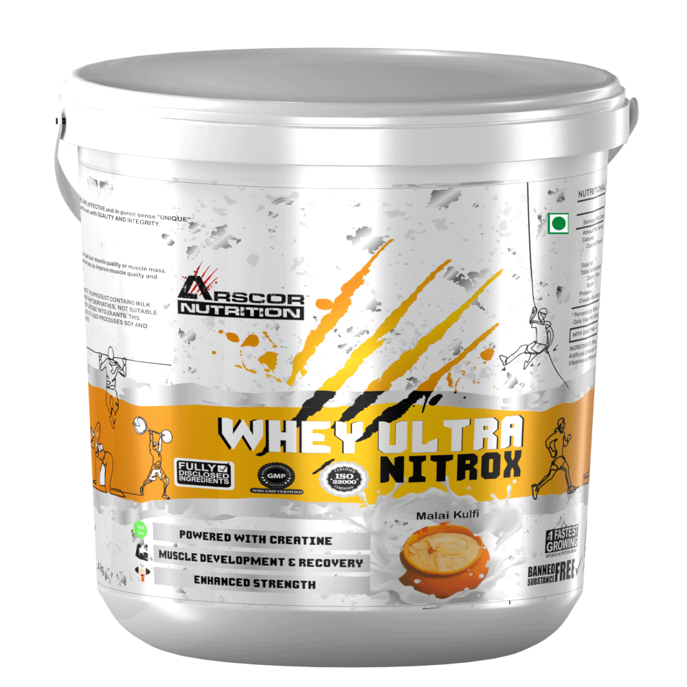 Whey Ultra Nitrox is a premium advanced whey protein supplement designed for athletes, bodybuilders, and fitness enthusiasts