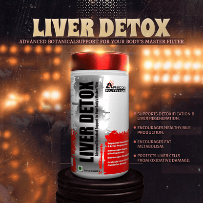 Arscor's Liver Detox – Advanced Milk Thistle & Herbal Formula for Liver Cleanse, Detox & Regeneration | Supports Digestion, Immunity & Fat Metabolism