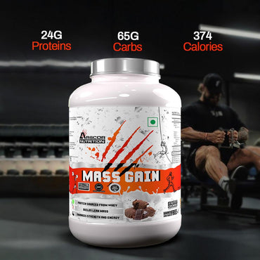 Mass Gain (5kg) Plus FREE Mass (1kg) – High-Calorie Mass Builder for Size & Strength