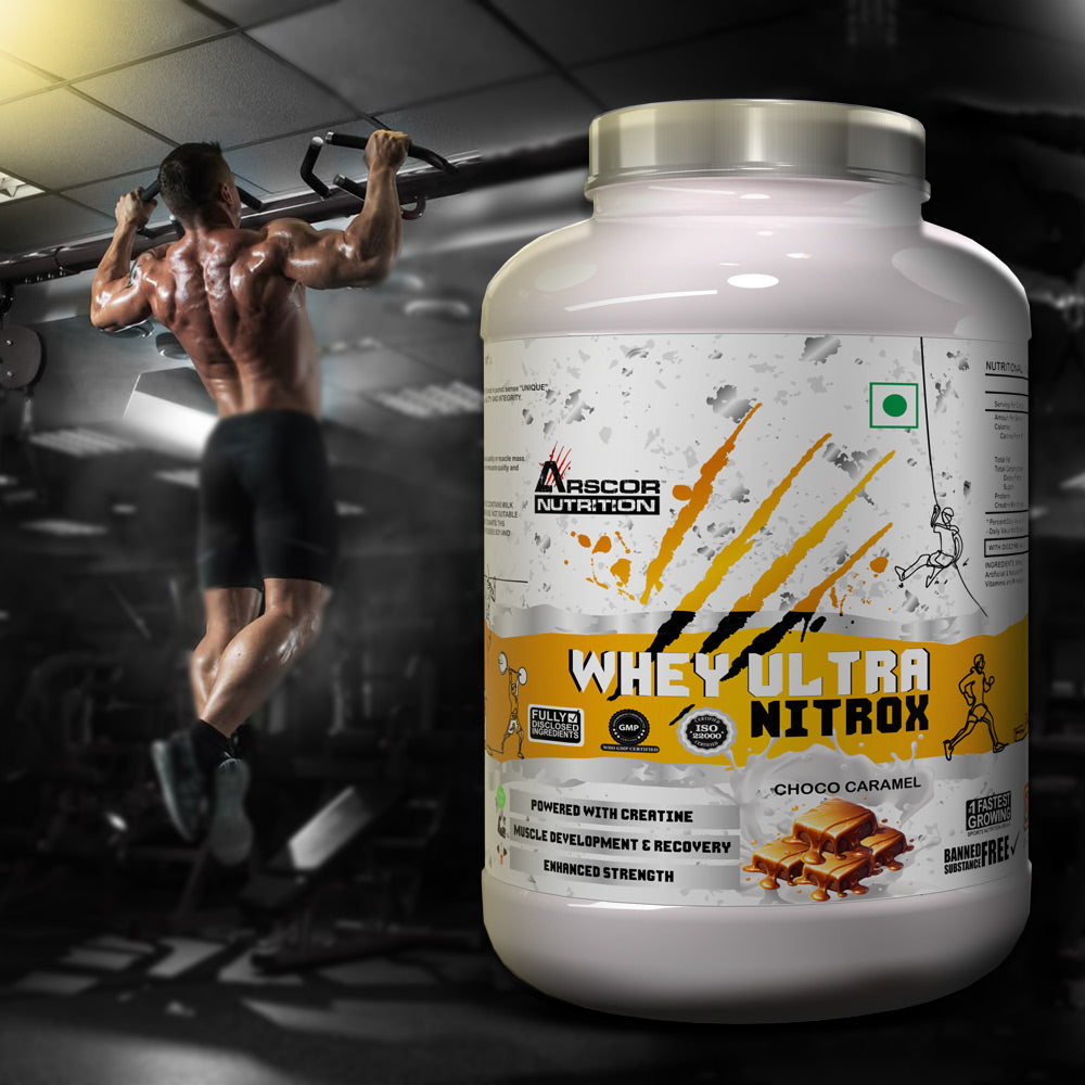 Whey Ultra Nitrox (1kg) Plus Free MV Plus (60caps) – Advanced Whey Protein for Muscle Growth | Advanced Performance Multivitamin for Men & Women