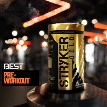 Stryker Gold Pre-Workout Supplement | Citrulline, Beta-Alanine, Caffeine | Strongest Preworkout for Men & Women