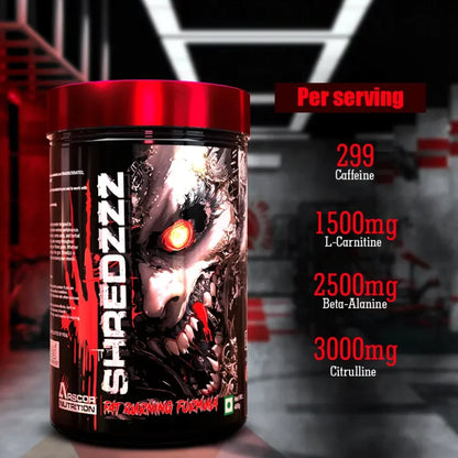 SHREDZZZ – Thermogenic Fat Burner + Pre-Workout Powder