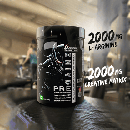 Gainz Pre: Hybrid Pre-workout Supplement with Creatine, Beta-Alanine, Caffeine, Citrulline