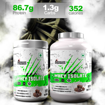 Whey Isolate Protein Powder | 26g Protein | Ultra-Pure, Fast-Absorbing Whey Protein Isolate | Ideal for Muscle Growth & Recovery