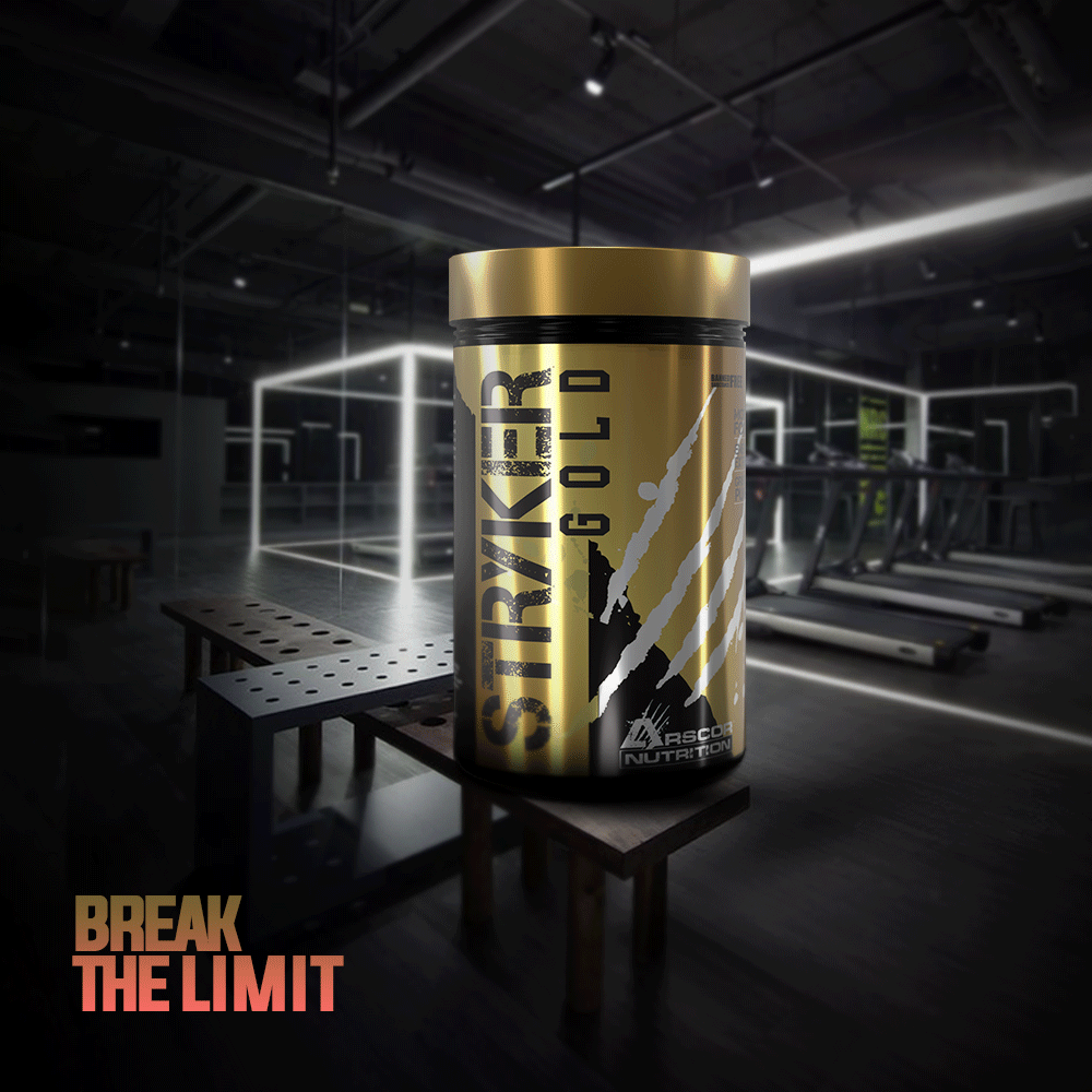 Stryker Gold Pre-Workout Supplement | Citrulline, Beta-Alanine, Caffeine | Strongest Preworkout for Men & Women