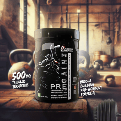 Gainz Pre: Hybrid Pre-workout Supplement with Creatine, Beta-Alanine, Caffeine, Citrulline