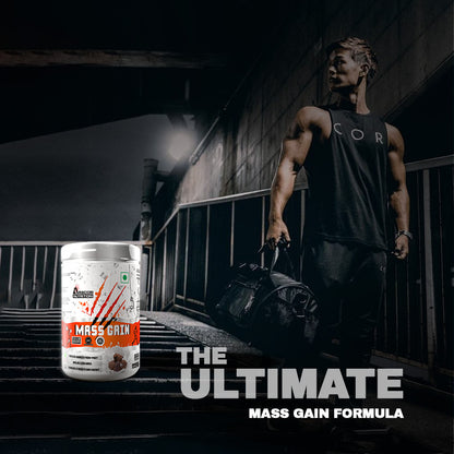 Arscor's Mass Gain Powder | Lean Whey Protein Muscle Mass Gainer With L-Glutamine & Digestive Enzymes