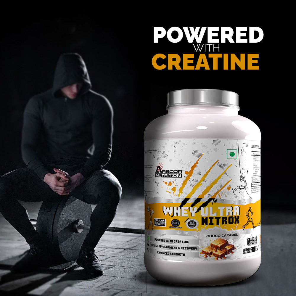 Whey Ultra Nitrox (1kg) Plus Free MV Plus (60caps) – Advanced Whey Protein for Muscle Growth | Advanced Performance Multivitamin for Men & Women