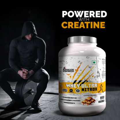 Whey Ultra Nitrox (1kg) Plus Free MV Plus (60caps) – Advanced Whey Protein for Muscle Growth | Advanced Performance Multivitamin for Men & Women