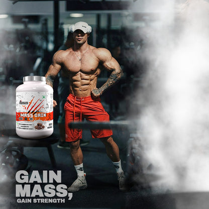 Arscor's Mass Gain Powder | Lean Whey Protein Muscle Mass Gainer With L-Glutamine & Digestive Enzymes