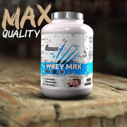 Whey Max – Fast-Absorbing Whey Protein Powder for Muscle Growth & Recovery