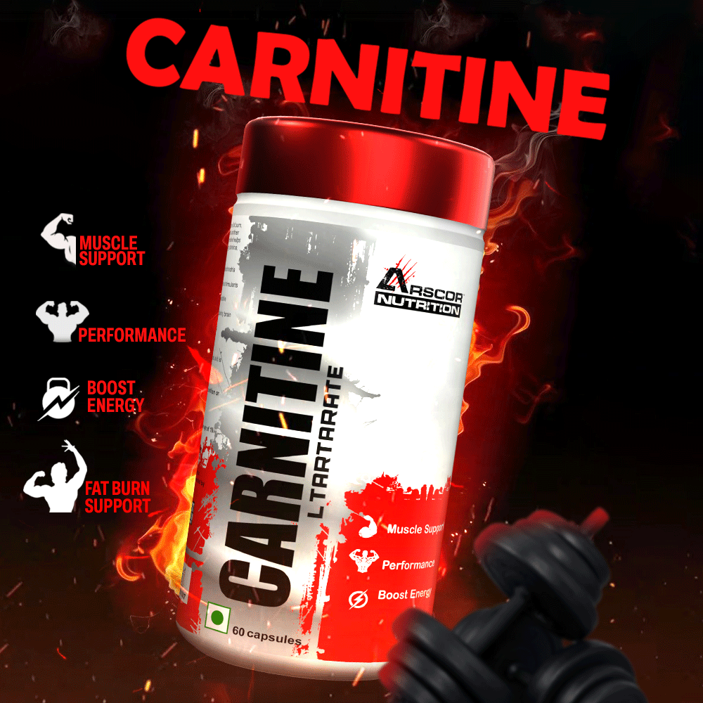 Arscor's L-Carnitine 2000 mg – Advanced Fat Metabolizer & Energy Booster | Supports Fat Burning, Stamina & Muscle Recovery