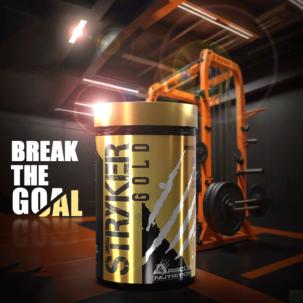 Stryker Gold Pre-Workout Supplement | Citrulline, Beta-Alanine, Caffeine | Strongest Preworkout for Men & Women