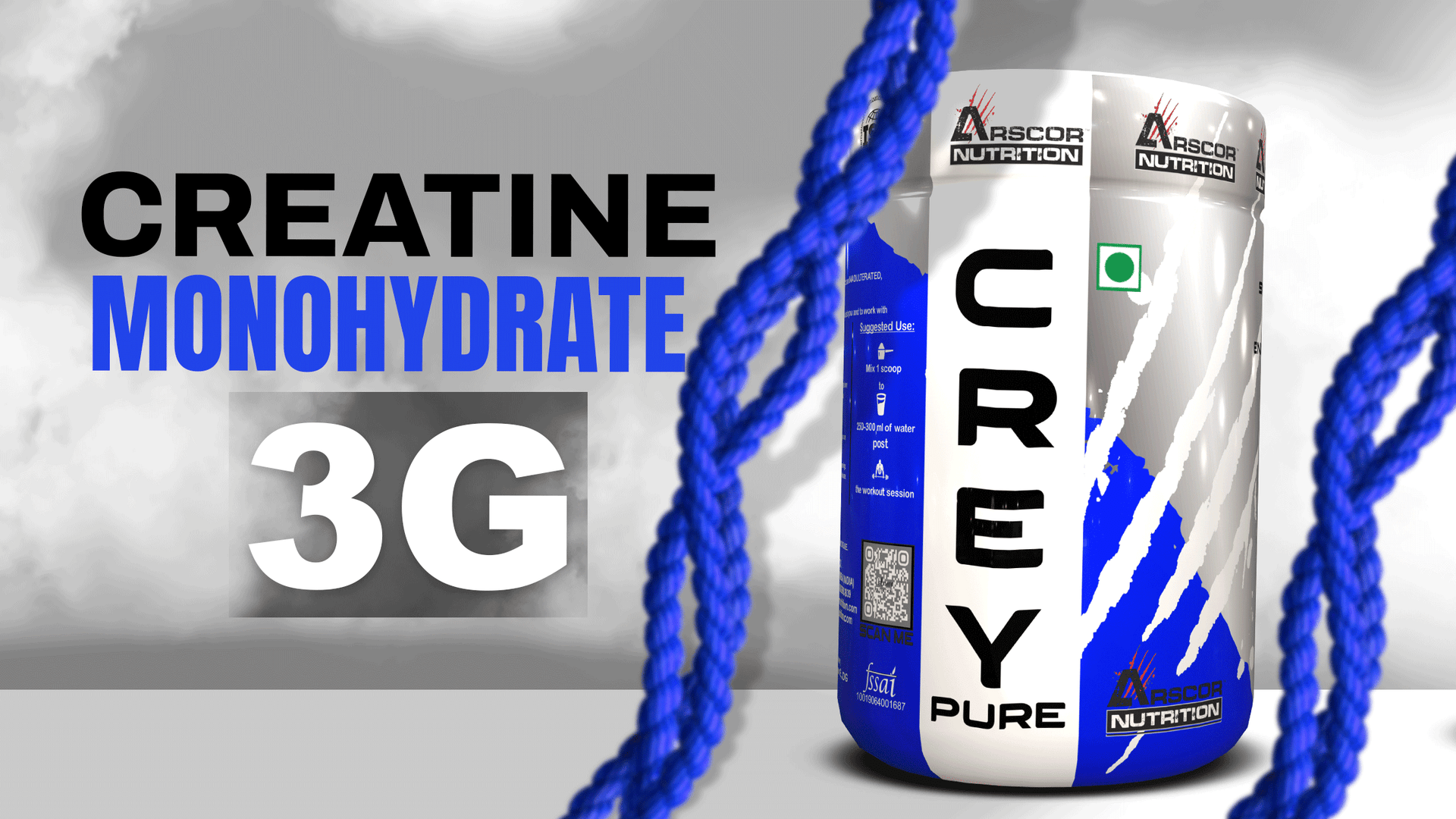 Creypure is High-Quality Creatine Monohydrate Powder Supplement