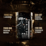 Gainz Pre: Hybrid Pre-workout Supplement with Creatine, Beta-Alanine, Caffeine, Citrulline