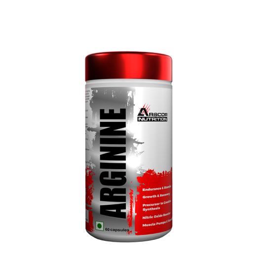 Arscor Nutrition Arginine – Nitric Oxide Booster for Muscle Pumps, Endurance & Recovery | 1000mg L-Arginine Capsules