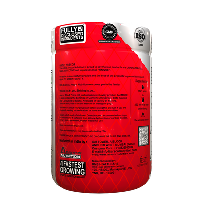 BCAA Pro Powder | Best Branched Chain Amino Acids with Caffeine & Citrulline