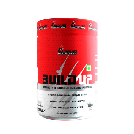 Build Up:  Strength & Muscle Building Formula | Creatine, Arginine & Testosterone Booster