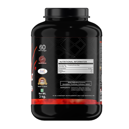 Arscor's Carboz:  Mass Gainer Supplement | Nutrient-Rich Carbohydrate Powder