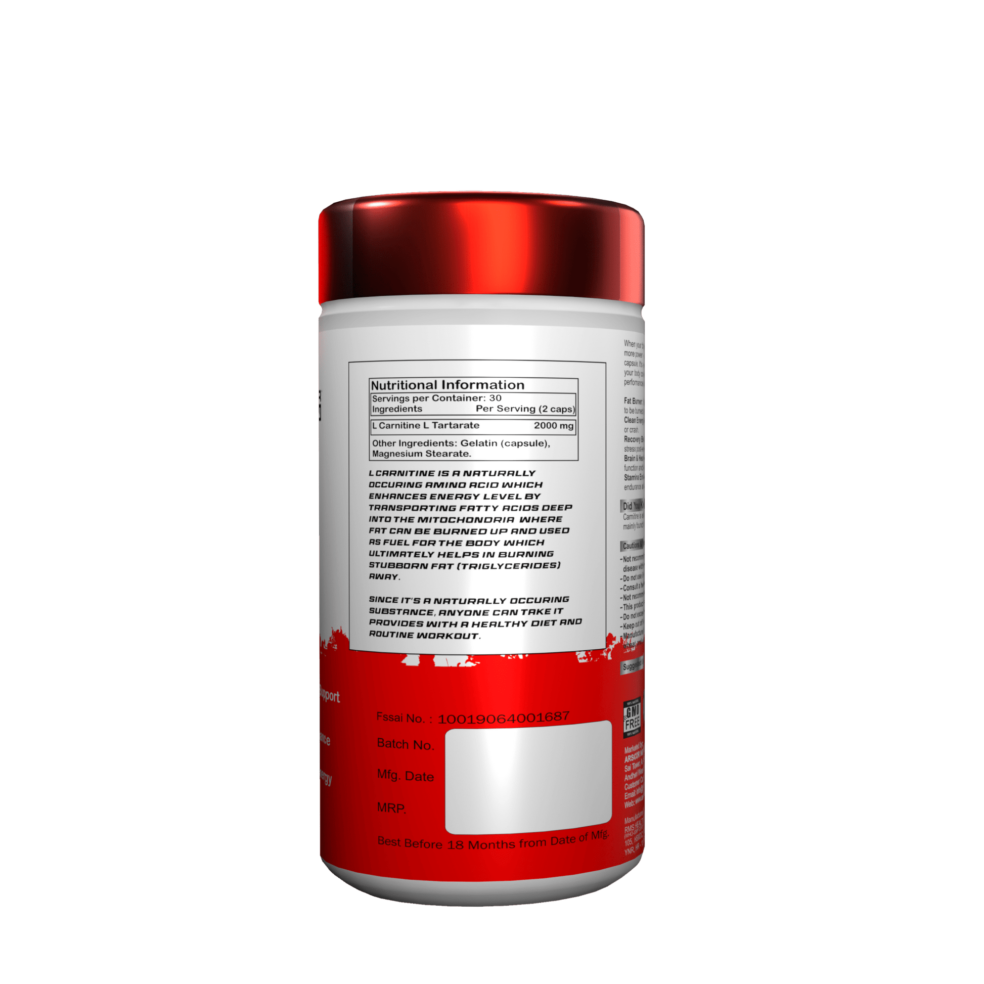 Arscor's L-Carnitine Advanced L Carnitine for Fat Loss Arscor Nutrition Arscor's L-Carnitine Advanced L Carnitine for Fat Loss Arscor Nutrition