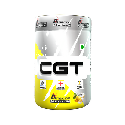 Arscor CGT Powder Creatine, Glutamine, Taurine Blend for Active Lifestyles, ideal for Pre/Post-Workout