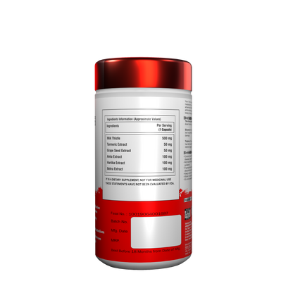 Arscor's Liver Detox – Advanced Milk Thistle & Herbal Formula for Liver Cleanse, Detox & Regeneration | Supports Digestion, Immunity & Fat Metabolism