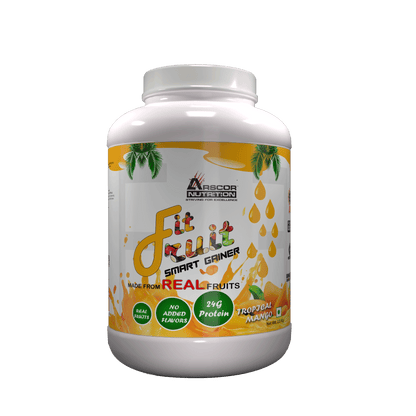 Arscor's FitFruit Mass Gainer - Lean Muscle Gainer Whey Protein Powder