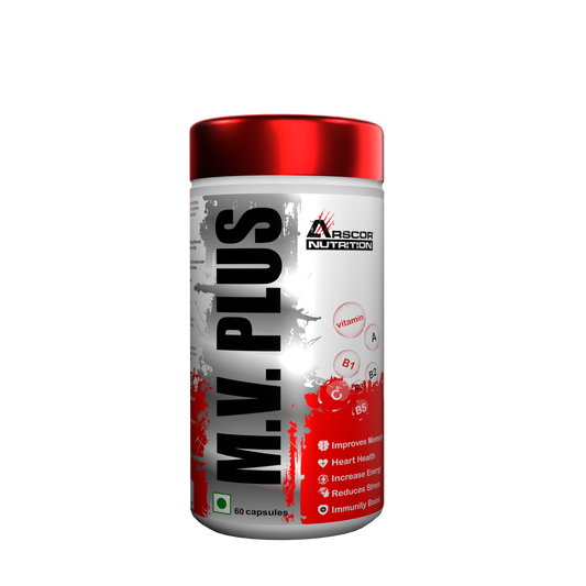 Arscor's MV Plus – Advanced Performance Multivitamin for Men & Women | Boost Energy, Immunity, Focus & Recovery | 30 Essential Vitamins, Minerals & Antioxidants