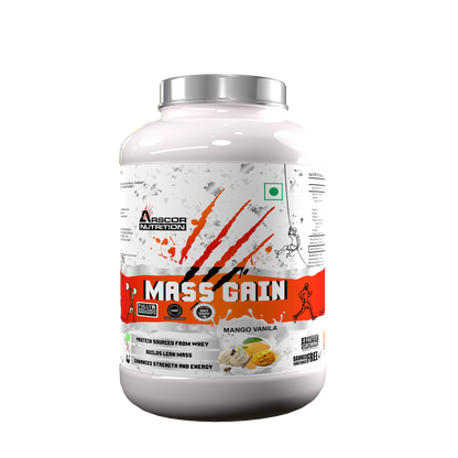 Arscor's Mass Gain Powder | Lean Whey Protein Muscle Mass Gainer With L-Glutamine & Digestive Enzymes