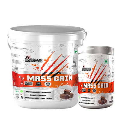 Mass Gain (5kg) Plus FREE Mass (1kg) – High-Calorie Mass Builder for Size & Strength