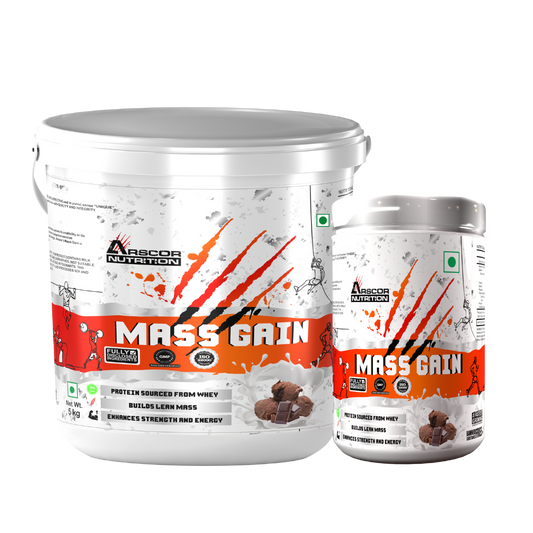 Mass Gain (5kg) Plus FREE Mass (1kg) – High-Calorie Mass Builder for Size & Strength