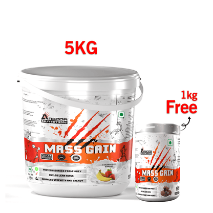 Arscor's Mass Gain Powder | Lean Protein Muscle Mass Gainer With L - Glutamine & Digestive Enzymes - Arscor Nutrition - 