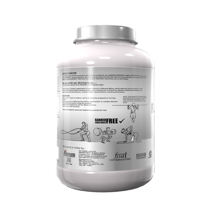 Arscor's Platinum Whey Protein Powder for Lean Muscle Growth, Strength & Recovery
