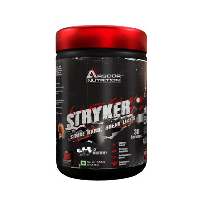 Stryker Pre Workout Supplement | High‑Stim Pre Workout Powder with Caffeine, Beta‑Alanine & Citrulline
