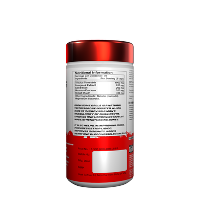 Arscor's Testobooster for Men | Natural Testosterone Booster with Tribulus, Fenugreek, Safed Musli, Shilajit & Mucuna | Muscle Growth, Energy, Libido & Strength Support