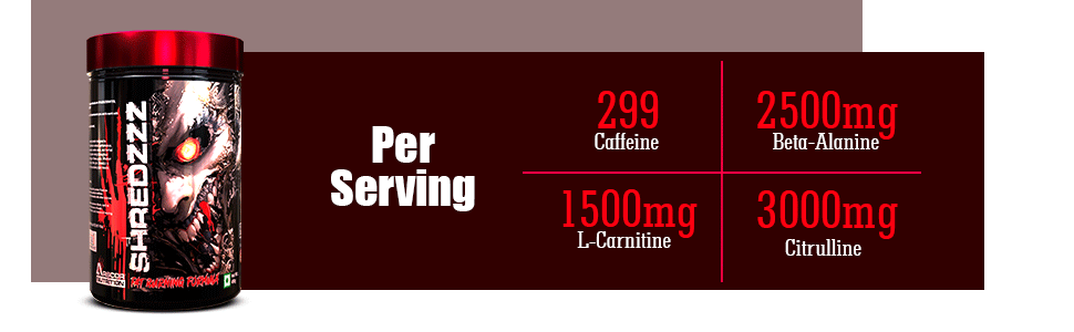 SHREDZZZ: Ultimate Fat Burner Pre-Workout Supplement for fat loss