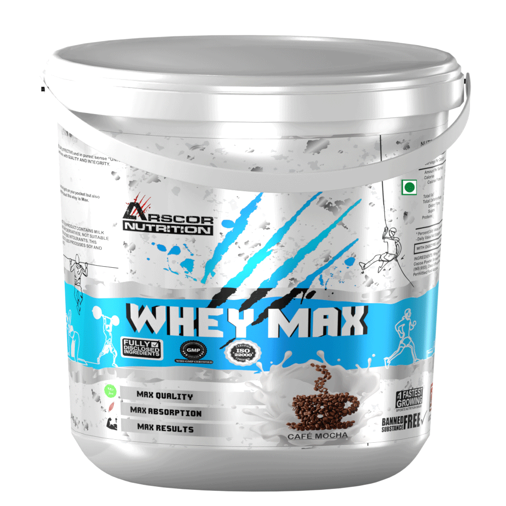 Whey Max – Fast-Absorbing Whey Protein Powder for Muscle Growth & Recovery