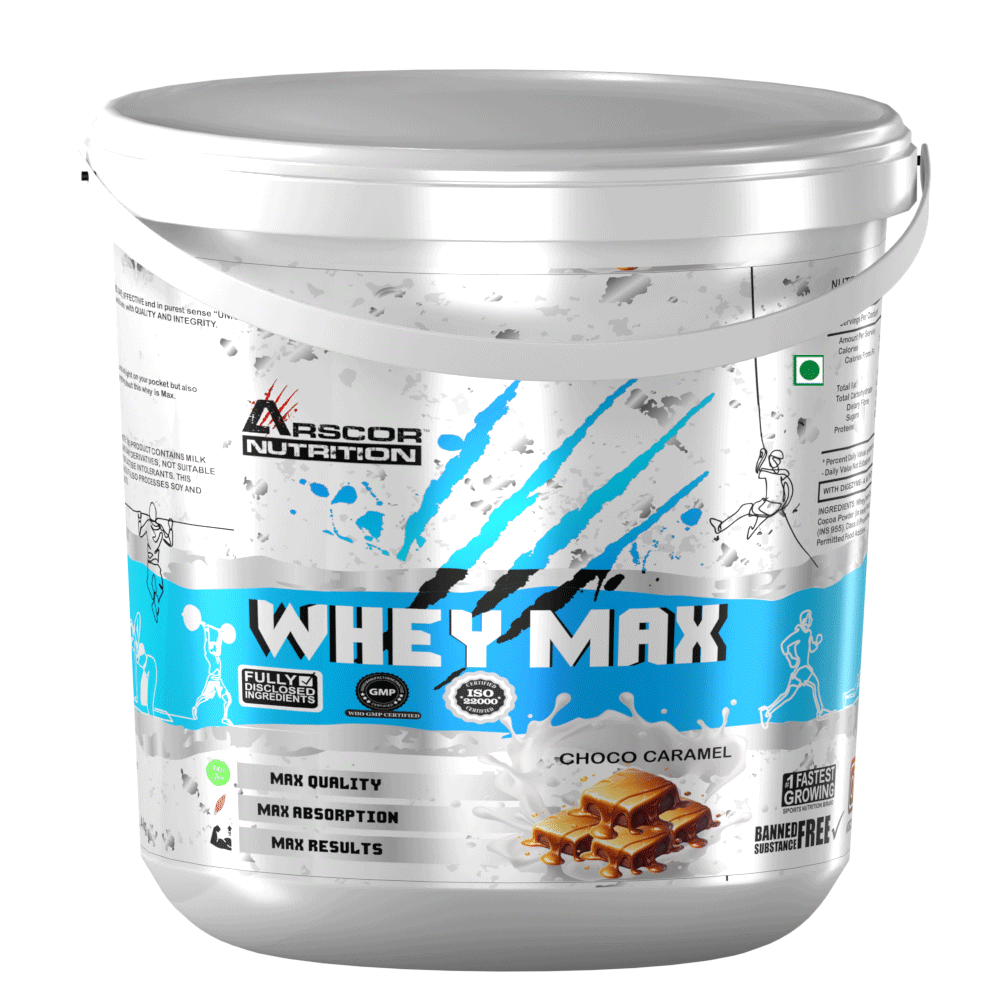 Whey Max – Fast-Absorbing Whey Protein Powder for Muscle Growth & Recovery
