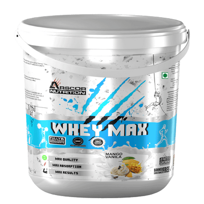 Whey Max – Fast-Absorbing Whey Protein Powder for Muscle Growth & Recovery