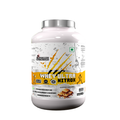 Whey Ultra Nitrox by Arscor Nutrition | 24g Whey Protein + 2g Creatine Monohydrate | Lean Muscle, Strength & Recovery