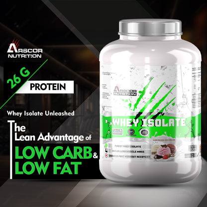 Whey Isolate Protein Powder | 26g Protein | Ultra-Pure, Fast-Absorbing Whey Protein Isolate | Ideal for Muscle Growth & Recovery