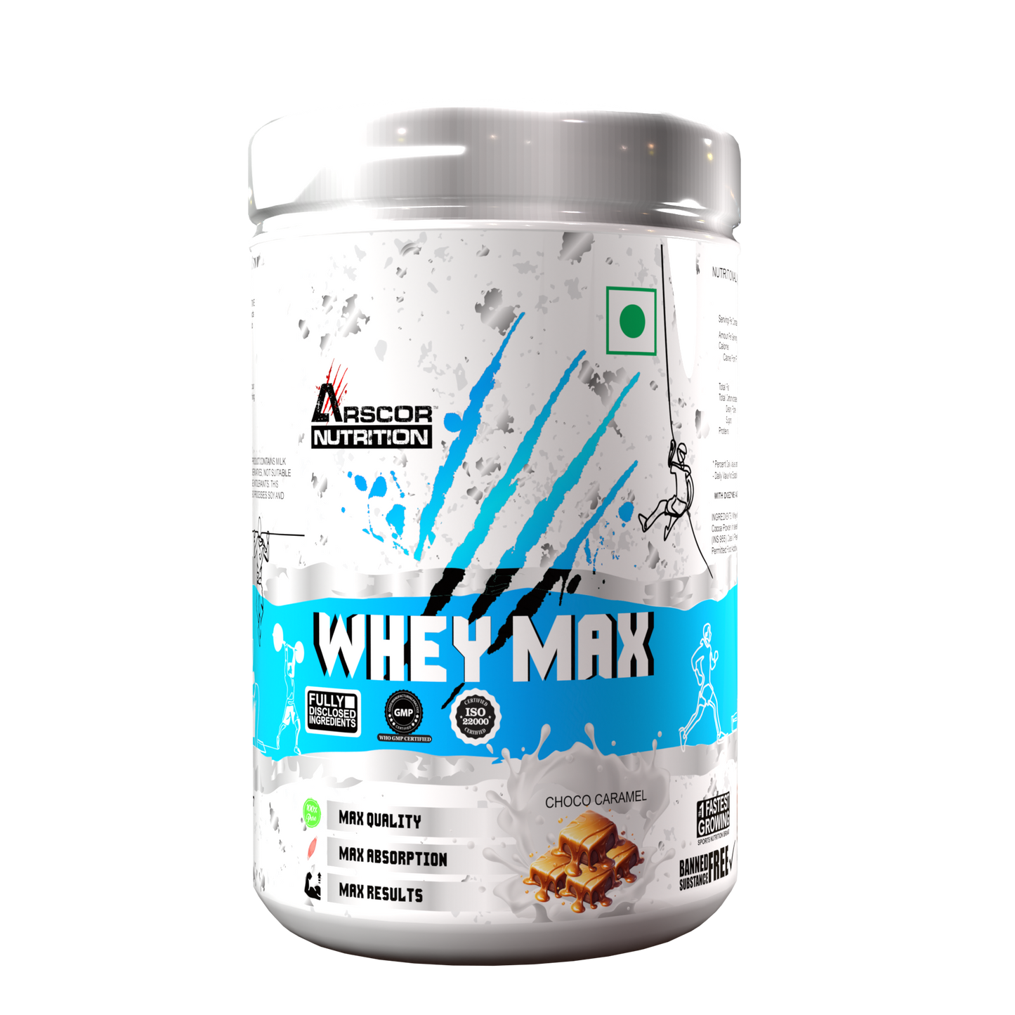 Whey Max – Fast-Absorbing Whey Protein Powder for Muscle Growth & Recovery
