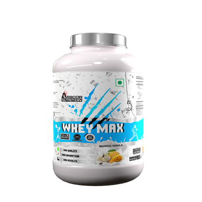 Whey Max – Fast-Absorbing Whey Protein Powder for Muscle Growth & Recovery